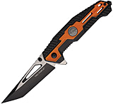 Image of TAC Force Linerlock A/O Black/Org