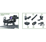 Image of ATN Tactical Day/Night System 2 - Ultra-sight, Long rail, Quick release mount, Hard Case