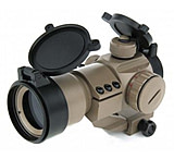 Image of TacFire 1x30 Selectable Red/Green Illuminated Red Dot Sight w/ Cantilever Mount