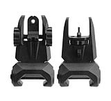 Image of TacFire Front &amp; Rear Same Plane / Low Profile Polymer Flip-Up Sights