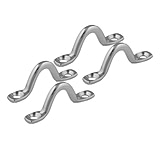 Image of TACO Marine Stamped Stainless Steel Eye Straps 4 Pack