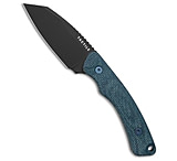 Image of Tactile Knife Company Tactile Knife Co. Redhawk Fixed Blade Knife Blue Micarta 3 Black Leather 259BF094