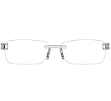 Image of Tag Heuer L-Type 0153 Progressive Prescription Eyeglasses