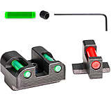 Tag Precision SIG 365 TSF TAC Pistol Sights Fiber Optic, P365, P365X, P365XMacro, Excluding P365XL, P320 Compact w/3.9 Barrel, Black, 050BE052BG