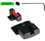 Tag Precision SW MP TSH TAC Pistol Sights Fiber Optic, M&amp;P, M2.0, Full Size &amp; Compact, Black, 027BE027PN