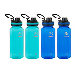 Image of Takeya USA 32oz Tritan Water Bottle With Spout Lid 4 Pack 6094F360