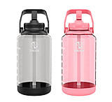 Image of Takeya USA Special Savings Motivational Bottle 2pc - 64 oz Stormy Black + 64 oz Flutter Pink EFB90ACE