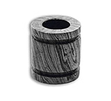 Image of Tallen Grooved Barrel Bead Damascus