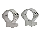 Talley S930700 1-Piece Low Base &amp; Ring Set Remington 700 1'' Style Silver Finish
