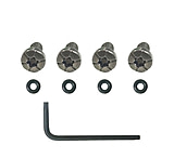 TANDEMKROSS Engraved Titanium Grip Screws for Rimfire Pistols &amp; 1911 Style Grip Frames, TK19N0296SSL1