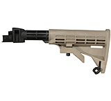 Image of Tapco AK T6 Six-Position Collapsible Stock Dark Earth STK06160F