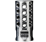 Image of Tapco TAP22010 Muzzle Brake Silver Anodized Aluminum 1/2&quot;x28 Threads 2&quot; OAL .92