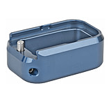 Image of Taran Tactical Innovations Base Pad, For Glock 17/22, +3/+4, Small, Titanium Blue Finish