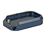Image of Taran Tactical Innovations Base Pad For Glock +0, 9/40 Double Stack, Titanium Blue Finish