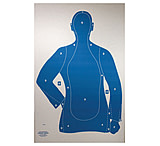 Image of Target Barn B-21-E Cardboard Silhouette Police Training Targets 50 Per Pack