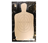 Image of Target Barn B-34 Reversed Police Silhouette Paper Targets 25 Yard 100 Per Pack B-34REV