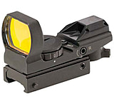 Image of Tasco Rimfire 1x Rifle Scope Black Matte Red Dot 4 Dial-in Reticles, QP22