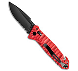 Image of TB Outdoor CAC Bar Lock Knife w/ Breaker Red Polymer 3.7 Black Serr F178447A