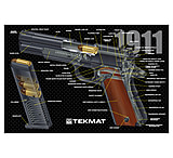 Image of Tekmat Armorers Bench Mat 11&quot;x17&quot; 1911 Pistol Cut Away