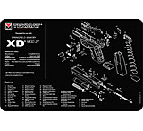 Image of Tekmat Armorers Bench Mat 11&quot;x17&quot; Springfield Xd Mod2 Pistol