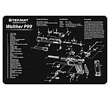 Image of Tekmat Armorers Bench Mat 11&quot;x17&quot; Walther P99 Pistol