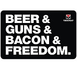 Image of TekMat Gun Cleaning Mat, Beer &amp; Guns &amp; Bacon &amp; Freedom
