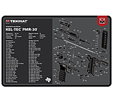 Image of TekMat Cleaning Mat 17"x11" Gray Thermoplastic Fiber Top W/Vulcan