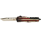 Image of Templar Knife Gen II Small Wood US Flag OTF Knife