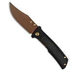 Image of Tenable Knives Tenable Bison Liner Lock Knife Black Frag Aluminum 3.2 Rose Gold BC2EA049