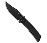 Image of Tenable Knives Tenable Bison Liner Lock Knife Black &amp; Gray Frag G-10 3.2 Black SW 6508E344