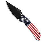 Image of Tenable Knives Tenable Fenrir Crossbar Lock Knife Flag G-10 3.4 Black Stonewash 7416D023