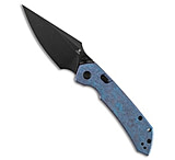 Image of Tenable Knives Tenable Fenrir Top Liner Lock Knife Blue Crystallized Titanium 3.4 Black B67B0B4D