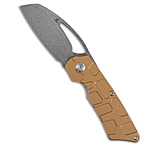 Image of Tenable Knives Tenable Goblin L Liner Lock Knife Bronze Anodized Aluminum 3.1 Damascus 741DE964