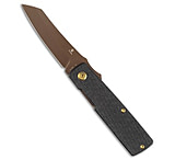 Image of Tenable Knives Tenable Higonokami Liner Lock Knife Black Micarta 3 Rose Gold 0193EF71