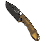 Image of Tenable Knives Bombur Liner Lock Knife Amber Ultem 3.5 Black Stonewash EACD6A30