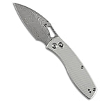 Image of Tenable Knives Heron Crossbar Lock Knife BB Al 3.1 Water Ripple Damascus 8E8F4046