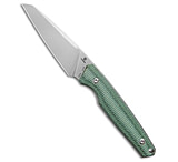 Image of Tenable Knives Parr Fixed Blade Knife Green Micarta 3.1 Stonewash 36BB6E23