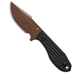 Image of Tenable Knives Tiny Dancer Fixed Blade Knife Black G-10 3.17 Rose Gold 139DE7AE