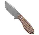Image of Tenable Knives Tiny Dancer Fixed Blade Knife Brown Micarta 3.17 Stonewash 7D117866