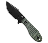 Image of Tenable Knives Tiny Dancer Fixed Blade Knife Green Micarta 3.17 Black SW CA0CB962