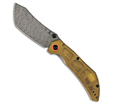 Image of Tenable Knives Tipper Liner Lock Knife Amber PEI 3.4 Damascus BB2AAAC9