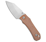 Image of Tenable Knives Tenable Loki Fixed Blade Knife Brown Micarta 3 Stonewash 1F762C73