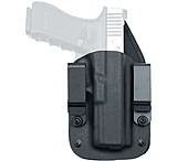 Texas 1836 KYDEX Recruiter / Mag Carrier - Hybrid IWB Kydex/Ecoleather Holster, Ambidextrous Hand, Springfield Armory XD-S, With No Attachment, Black, RECRUITER/MC-635