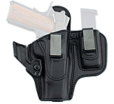 Texas 1836 KYDEX The Appendix - Dual Clip IWB Holster w/ Magazine Carrier, Right Hand, Glock 19, Glock 23, Glock 32, With No Attachment, Black, TX-THEAPPENDIX-310