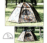 Image of Texsport Hide-A-Way Camouflage Hexagon Dome Tent