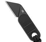 Image of The James Brand The Abbey Fixed Blade Knife Black Vinyl 1.2 Black BD589A81