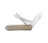 Image of The James Brand The Ellis Lockback Knife &amp; Scissors Green Micarta 2.75 Satin DF40F25E