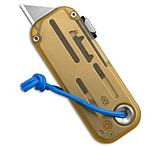 Image of The James Brand The Palmer Clear Utility Knife Olive Stone Al 0.56 Satin 82D4E39C