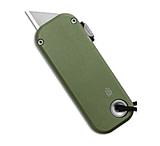 Image of The James Brand The Palmer Utility Knife OD Green Aluminum 0.56 Satin 06926DC0