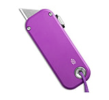 Image of The James Brand The Palmer Utility Knife Purple Aluminum 0.56 Satin B591472E